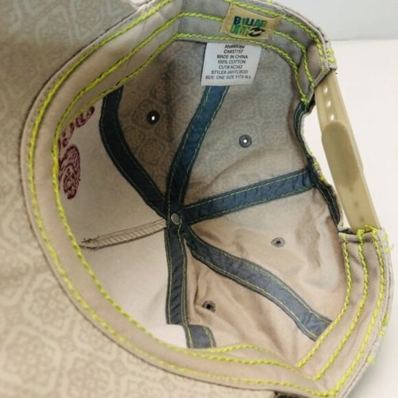 Billabong Trucker Hat Plastic Band Logo Cotton Distressed Baseball Cap Vintage - Picture 7 of 12